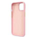 Guess Croco dėklas iPhone 14 Plus / 15 Plus – rožinis