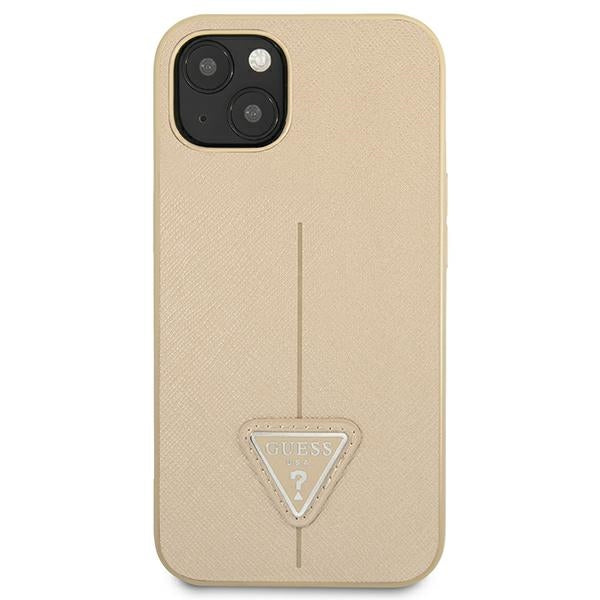 Guess hardcase dėklas iPhone 14 Plus – smėlinis