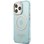 Guess MagSafe dėklas iPhone 13 / 13 Pro – mėlynas