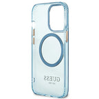 Guess MagSafe dėklas iPhone 13 / 13 Pro – mėlynas