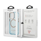 Guess MagSafe dėklas iPhone 13 / 13 Pro – mėlynas