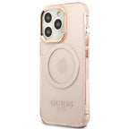 Guess MagSafe dėklas iPhone 13/13 Pro – rožinis