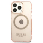 Guess MagSafe dėklas iPhone 13/13 Pro – rožinis