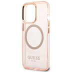 Guess MagSafe dėklas iPhone 13/13 Pro – rožinis