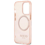 Guess MagSafe dėklas iPhone 13/13 Pro – rožinis