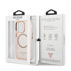 Guess MagSafe dėklas iPhone 13/13 Pro – rožinis