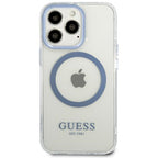 Guess MagSafe dėklas iPhone 13/13 Pro – mėlynas