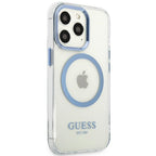 Guess MagSafe dėklas iPhone 13/13 Pro – mėlynas