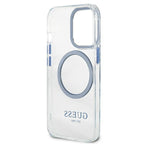 Guess MagSafe dėklas iPhone 13/13 Pro – mėlynas