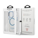 Guess MagSafe dėklas iPhone 13/13 Pro – mėlynas