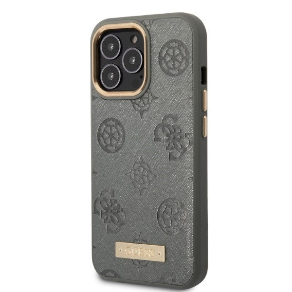 Guess MagSafe dėklas iPhone 13/13 Pro 6,1 – pilkas