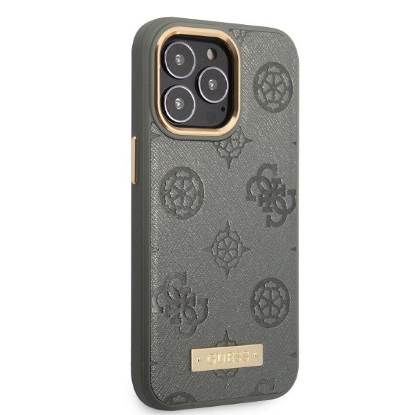 Guess MagSafe dėklas iPhone 13/13 Pro 6,1 – pilkas