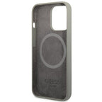 Guess MagSafe silikoninis dėklas iPhone 13/13 Pro – pilkas