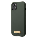 Guess silikoninis MagSafe dėklas iPhone 13 – žalias/khaki