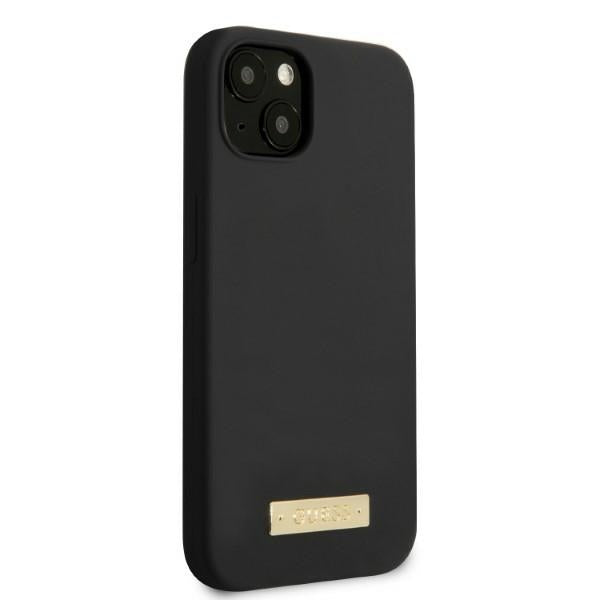 Guess silikoninis MagSafe dėklas iPhone 13 – juodas