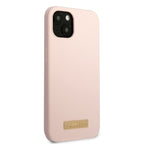 Guess silikoninis MagSafe dėklas iPhone 13 mini – rožinis