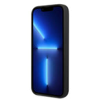 Guess MagSafe silikoninis dėklas iPhone 13 mini – juodas