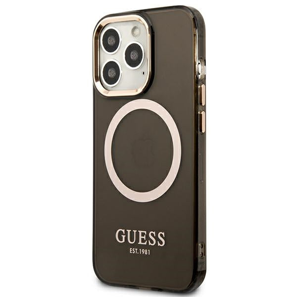 Guess MagSafe dėklas iPhone 13 Pro Max – juodas -- iPhone 13 Pro Max