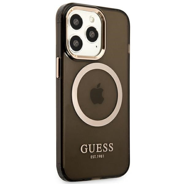 Guess MagSafe dėklas iPhone 13 Pro Max – juodas -- iPhone 13 Pro Max