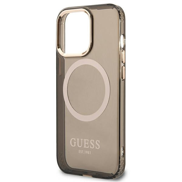 Guess MagSafe dėklas iPhone 13 Pro Max – juodas -- iPhone 13 Pro Max