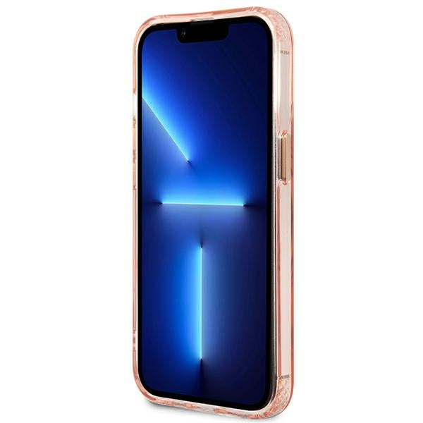 Guess MagSafe dėklas iPhone 13 Pro Max – rožinis