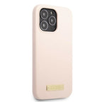 Guess MagSafe silikoninis dėklas iPhone 13 Pro Max – rožinis