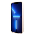 Guess MagSafe silikoninis dėklas iPhone 13 Pro Max – rožinis