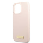 Guess MagSafe silikoninis dėklas iPhone 13 Pro Max – rožinis