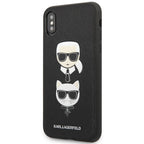 Karl Lagerfeld dėklas iPhone XS Max – juodas -- iPhone XS Max