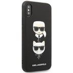 Karl Lagerfeld dėklas iPhone XS Max – juodas -- iPhone XS Max