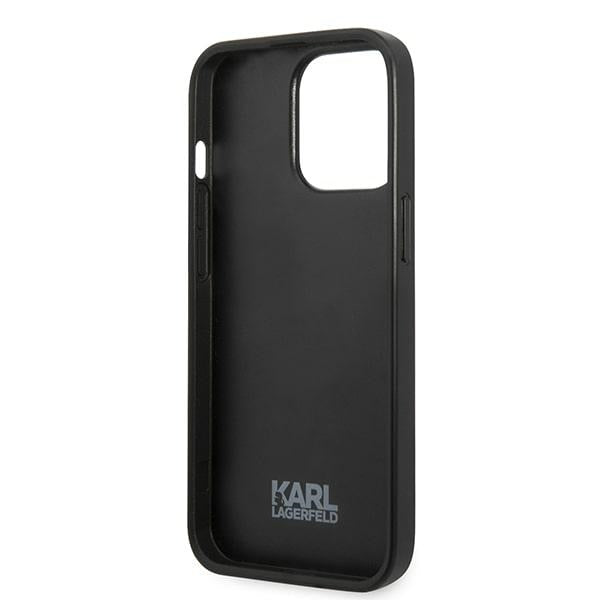 Karl Lagerfeld kietas dėklas iPhone 13/13 Pro – pilkas