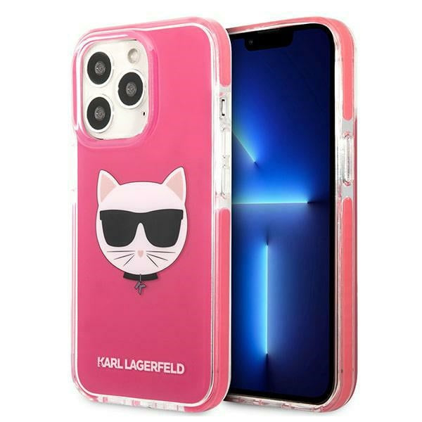 Karl Lagerfeld dėklas iPhone 13/13 Pro – fuksija