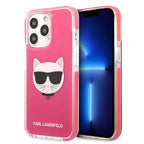 Karl Lagerfeld dėklas iPhone 13/13 Pro – fuksija