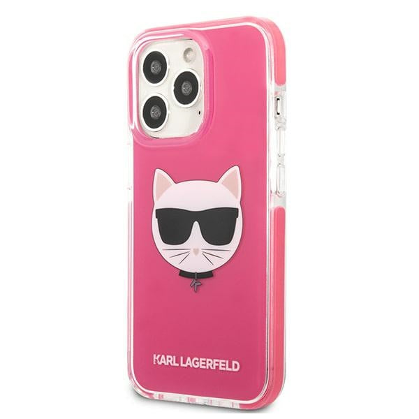 Karl Lagerfeld dėklas iPhone 13/13 Pro – fuksija