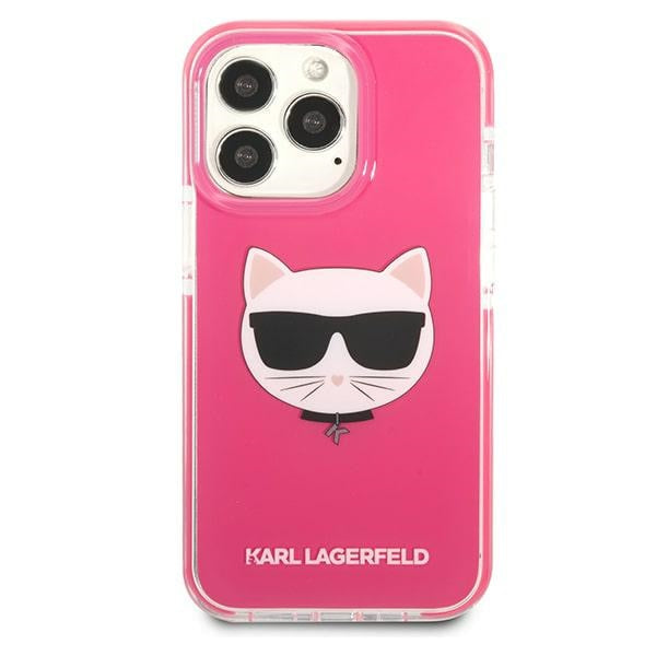 Karl Lagerfeld dėklas iPhone 13/13 Pro – fuksija