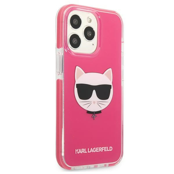 Karl Lagerfeld dėklas iPhone 13/13 Pro – fuksija