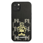Karl Lagerfeld Karlimals Cardslot dėklas iPhone 13 – juodas -- iPhone 13