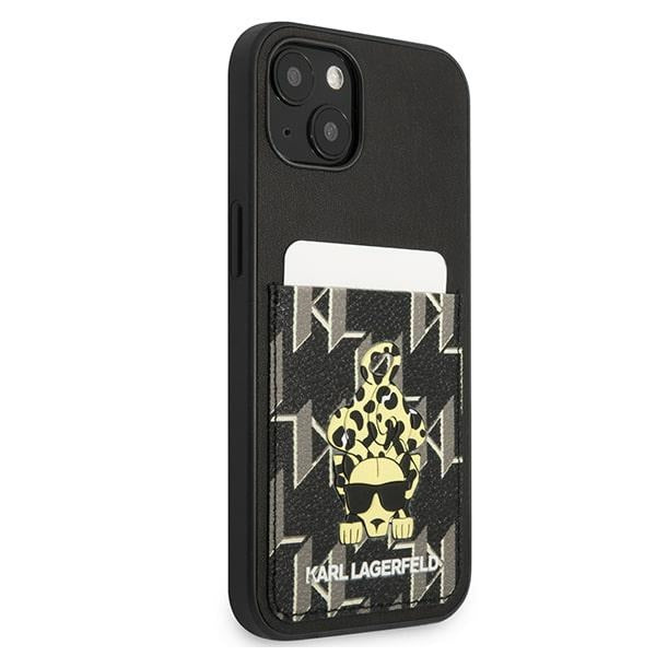 Karl Lagerfeld Karlimals Cardslot dėklas iPhone 13 – juodas -- iPhone 13