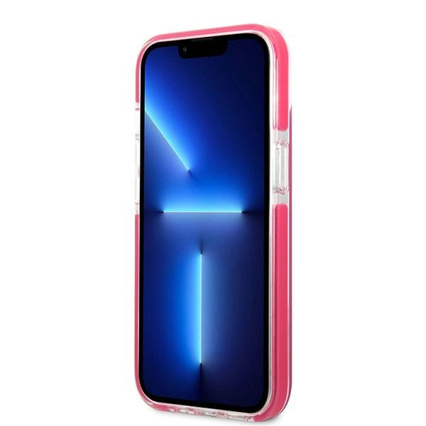 Karl Lagerfeld Choupette Head dėklas iPhone 13 mini – fuksija
