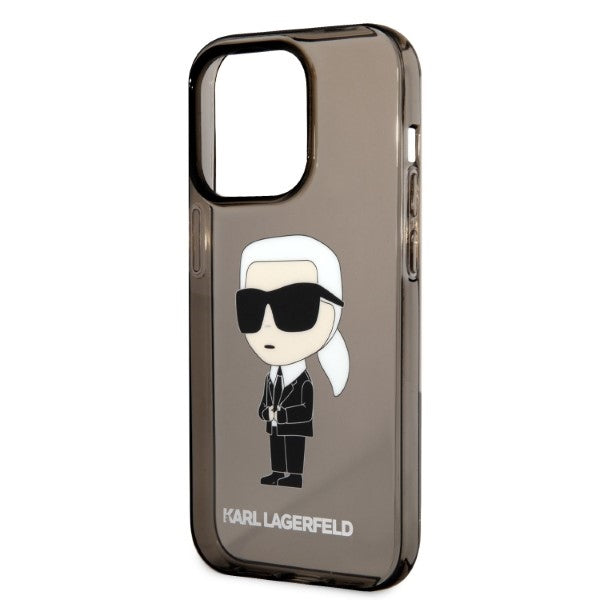 Karl Lagerfeld dėklas iPhone 14 Pro – juodas