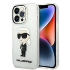 Karl Lagerfeld skaidrus dėklas iPhone 14 Pro