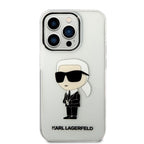 Karl Lagerfeld skaidrus dėklas iPhone 14 Pro