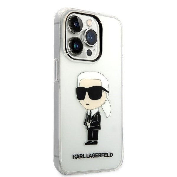Karl Lagerfeld skaidrus dėklas iPhone 14 Pro