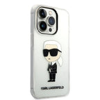 Karl Lagerfeld skaidrus dėklas iPhone 14 Pro