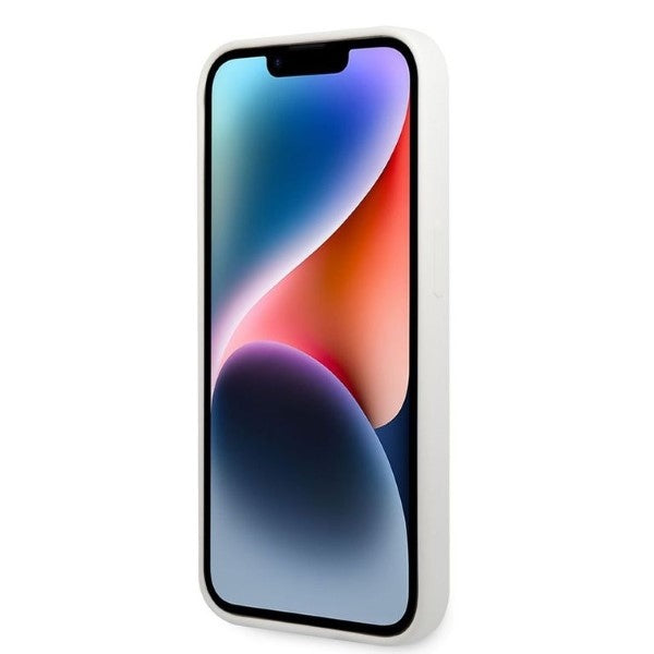 Karl Lagerfeld silikoninis dėklas iPhone 14 Pro – baltas -- iPhone 14 Pro