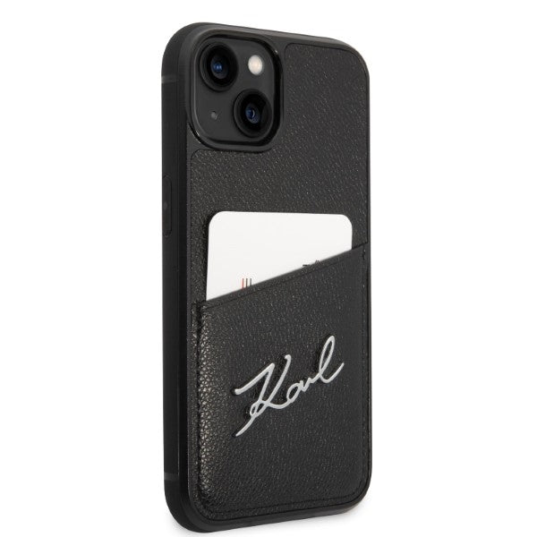 Karl Lagerfeld dėklas iPhone 14 Plus / 15 Plus – juodas