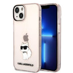 Karl Lagerfeld dėklas iPhone 14 Plus – rožinis