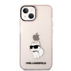 Karl Lagerfeld dėklas iPhone 14 Plus – rožinis