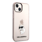 Karl Lagerfeld dėklas iPhone 14 Plus – rožinis
