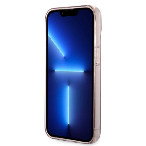 Karl Lagerfeld dėklas iPhone 14 Plus – rožinis